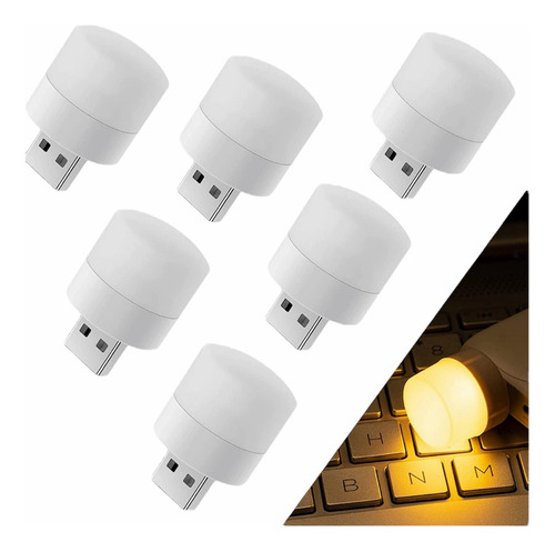 Mini Ampolleta Usb Luz Led Lampara Portátil 