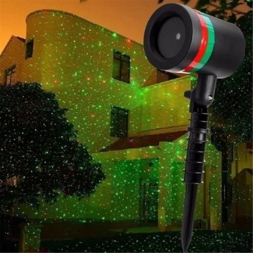 Laser Led, Lluvia De Estrellas Igual Tv Exterior  Video Real