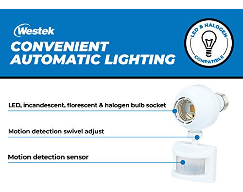 Adaptador Sensor Movimiento Exterior - Enciende Luces Con