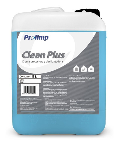 Crema Para Brillo Y Protección Plástico/piel Clean Plus 5 L