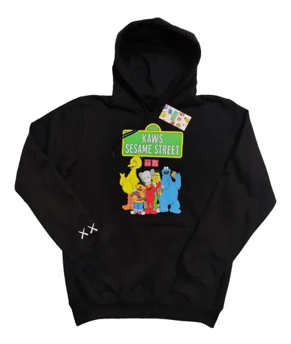 Kaws sesame street hoodie clearance