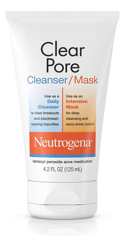 Neutrogena Limpiador Mascarilla Neutrogena Clear Pore, 4.2