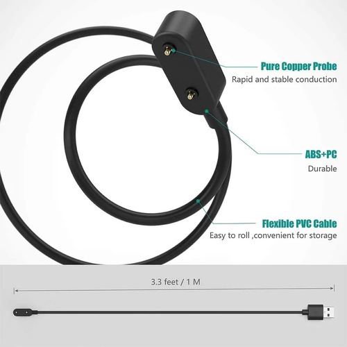 Imagen 5 de 8 de Cable Cargador Para Huawei Watch Fit / Honor Band 6