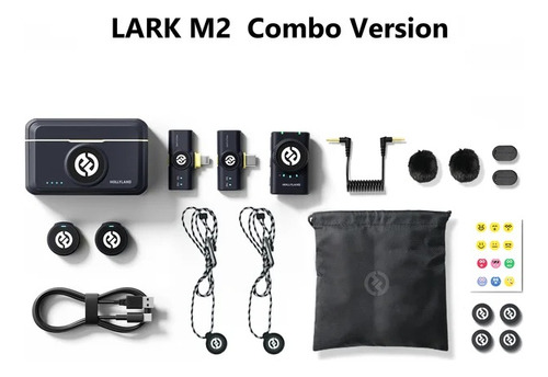 Micrófono Lavalier Inalámbrico Hollyland Lark M2 Combo