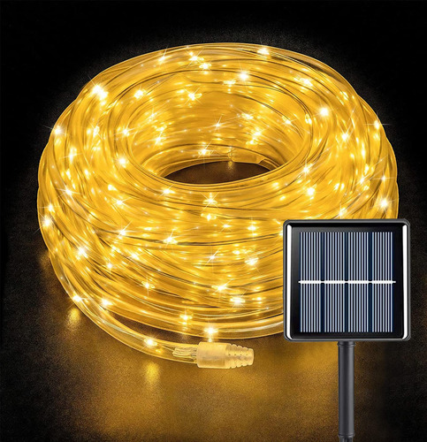 Yeguo Cuerda De Luces Solares Led Impermeables Para Exterior