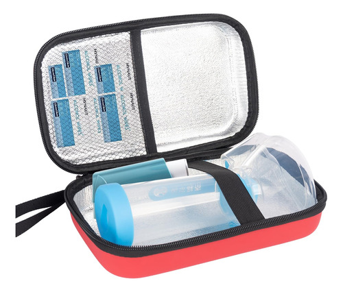 Funda Protectora Impermeable Aislada Para Inhalador De Asma,