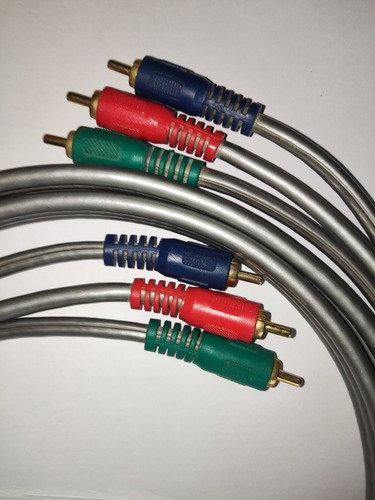 Imagen 2 de 4 de Cable Video Componente Rca 1,8m, Primera Calidad