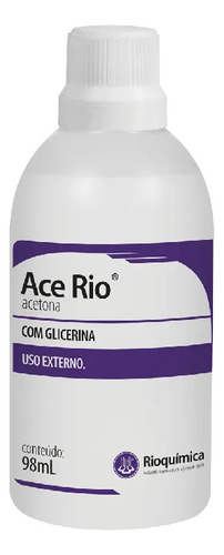 Acetona Removedor De Esmalte 98ml Ace Rio Rioquímica