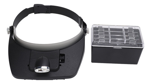 Faixa De Cabeça De Lupa Led 1,2 X 1,8 X 2,5 X 3,5 X 3,5 X