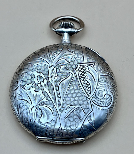 Antiguo Reloj De Bolsillo Titan 3 Tapas Plata Sellada #0155 (Usado)