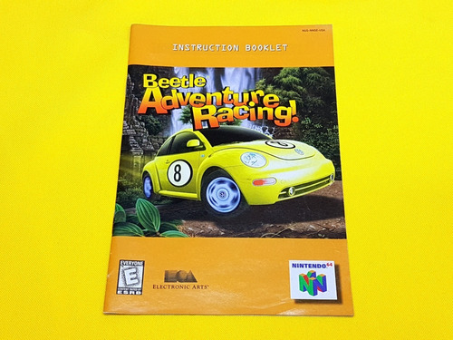Manual Beetle Adventure Racing N64 Nintendo 64 Original