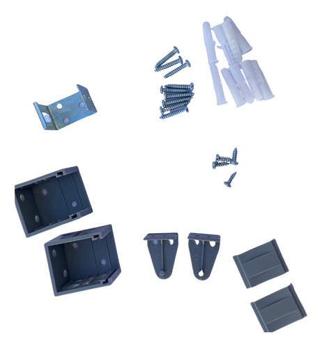 Persiana Horizontal Pvc Block 25mm Cinza 120 (l) X 220 (a) Cm Lâminas Flexíveis Com Alta Cobertura