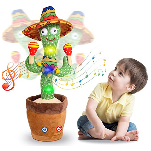 Niños Bailando Juguetes De Cactus Para Bebés Y Niñas, Cantan