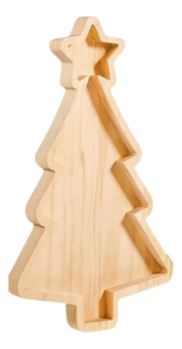 Organizador De Bandejas De Madera Para Servir, Bandeja De
