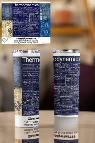 Termo Personalizado Mod Thermodynamics De Acero, Cap.519ml Sublimado Con Tu Nombre