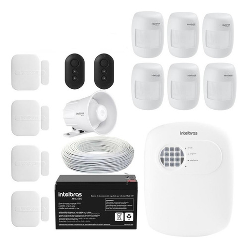 Kit Alarme Anm 24 Net 6 Sensor Ivp 3000 Cf 4 Xas 4010 C/nf