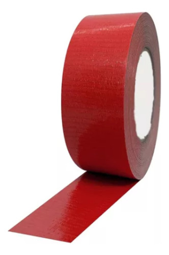 Cinta Multiproposito Auca Duct Tape 48mmx9mts Color Rojo