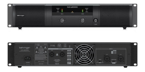 Behringer Nx3000 Amplificador Poder 3000 W Crossover Interno