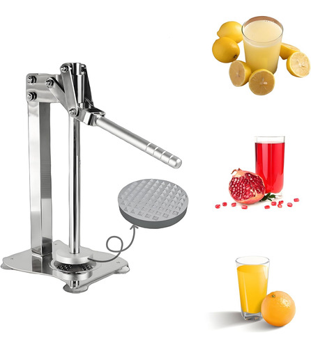 Exprimidor Manual De Frutas Con Mango De Acero Inoxidable