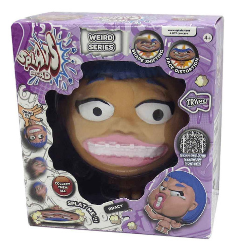 Boneco Bracy (weird Series) De 11cm - Splats Head