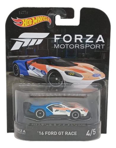 Auto Coleccion Ford Gt Race ´16 Hot Wheels Forza Motorsport