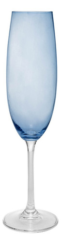 Kit Com 6 Taças De Cristal Banquet 200ml Azul Wolff Azul