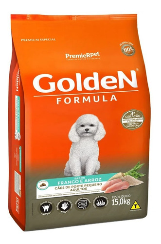 Ração Golden Cães Adultos Frango Mini Bits 15kg