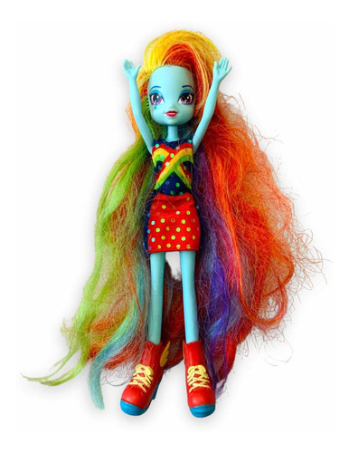 Muñeca Equestria Girl Rainbow Dash My Little Pony 24 Cm (Usado)