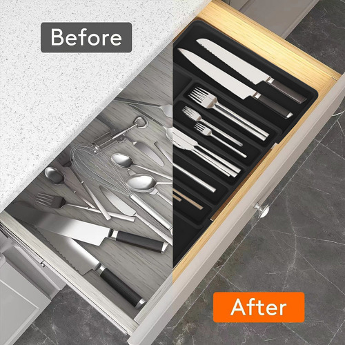 Organizador De Cajones Expandible Para Cubiertos K Storage R