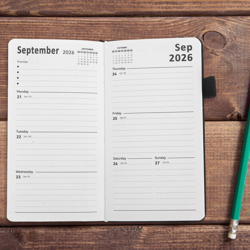 Bloc De Notas Portátil Weekly Planner 2026 Para
