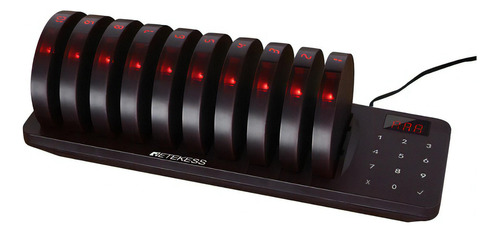 Pager Wireless P/ Restaurante Evite Filas C/ 10 Pager's
