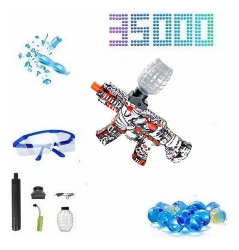 Pistola De Juguete Eléctrica Gel Ball M416, 35 000 Globos,