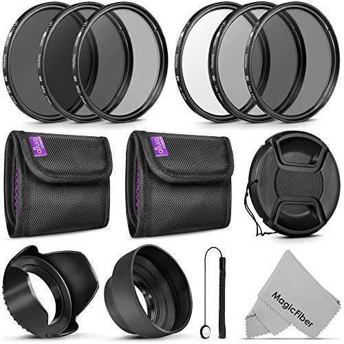 67mm Altura Photo Uv Cpl Nd4 Kit De Filtros De Lente Y ...