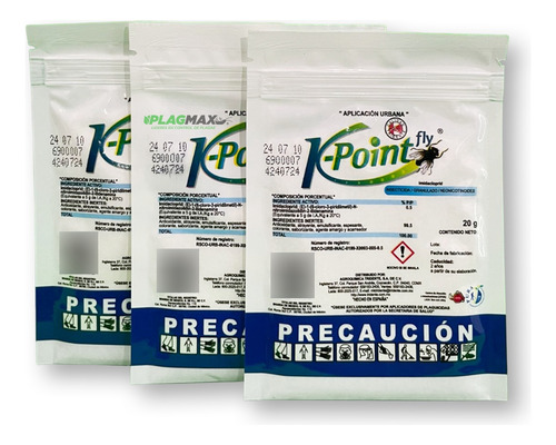 Veneno Efectivo Para Mosca K-point Fly 3 Sobres