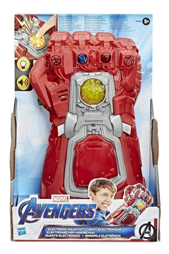 Imagen 1 de 2 de Guante Eletronico Iron Man Rojo Avengers Marvel Hasbro