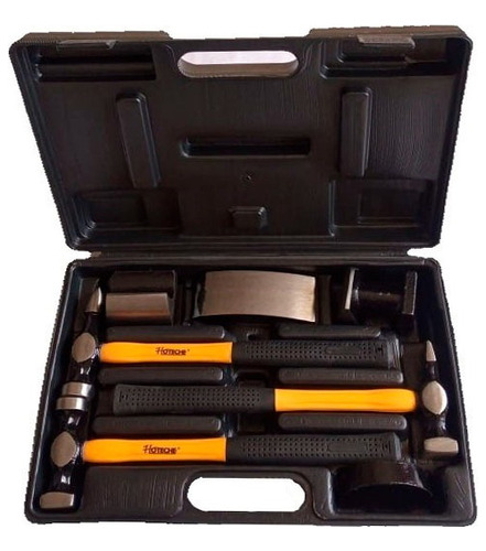 Kit Set Martillos Desabolladores 7pcs Hoteche