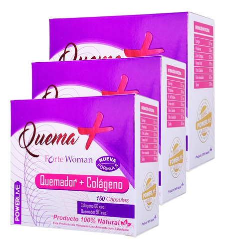 Quemador De Grasa Para Mujeres 3x2, Con Colágeno 100%natural