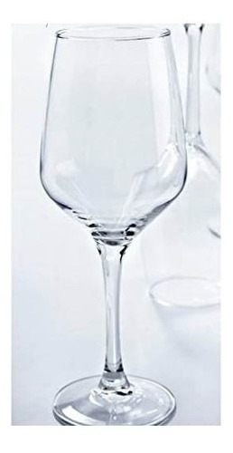 6 Copas De Vino Mencia 440ml Vidrio Templado Españolas