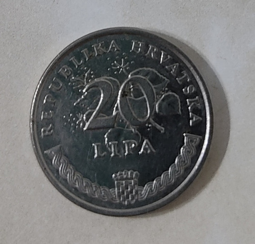 Moneda 20 Lipa (croacia) 1995