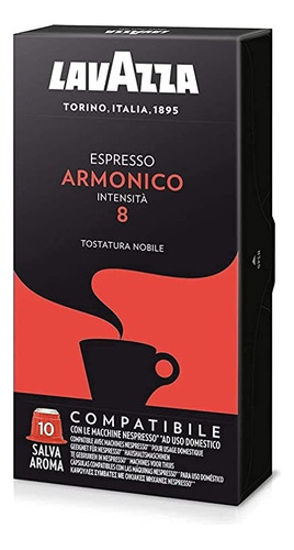 Café Lavazza Espresso Armonico 50g - Contém 10 Cápsulas