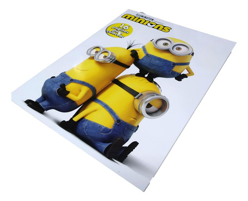 Arg Mi Villano Minions Kit D Libro Colorear+ Taza Halloween