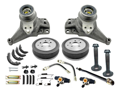 Kit Tambores, Mazas, Balatas Baleros Vw Combi 1.6l 1973-2001