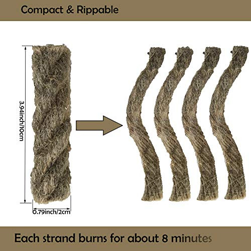 Iniciador De Fuego Fat Rope Stick, Resistente Al Agua Y...