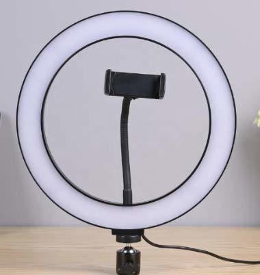Meea Anillo De Luz Led De 10 Pulgadas Para Selfies, Transmis