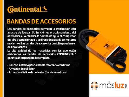Banda 2060 Mm Acc Cimarron V6 2.8l 85/86 Continental