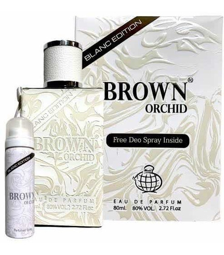 Brown Orchid Blanc Edition For Men Fragrance World Edp 80ml