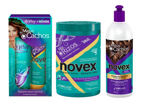 Kit Novex Meus Cachos Shampoo, Acond - Kg a $199000