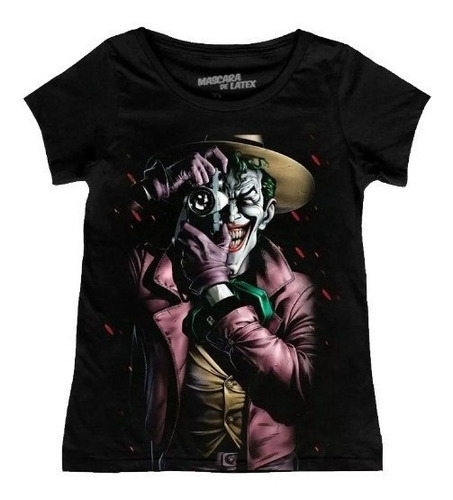 Playera Mascara De Latex The Killing Joke Mldc Mujer