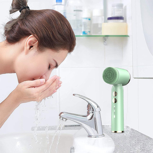 Dispositivo Elétrico De Limpeza Facial Com Rotação