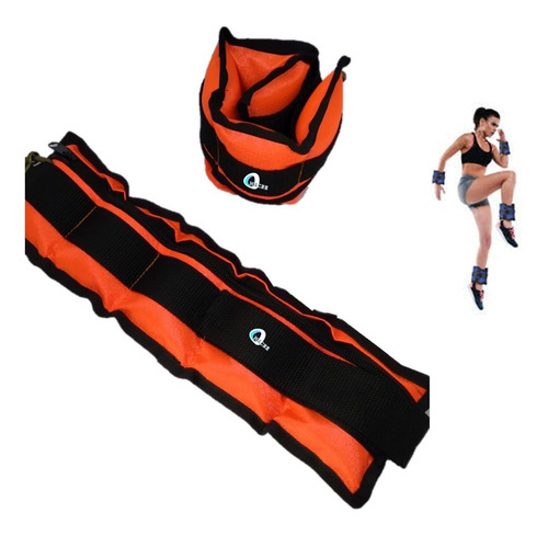 Tobilleras Pesas 5lb Juego Sportfitness Muñequera Graduable